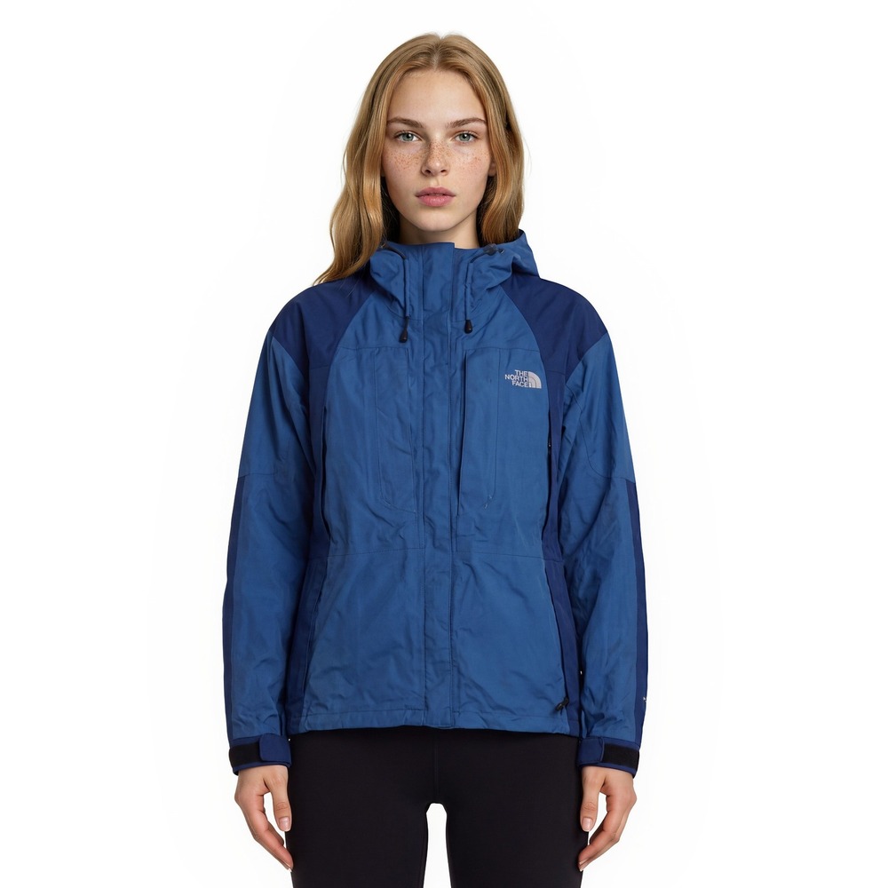 The North Face Summit Series Jacket Women's Size Medium Blue Gore Tex Hooded
